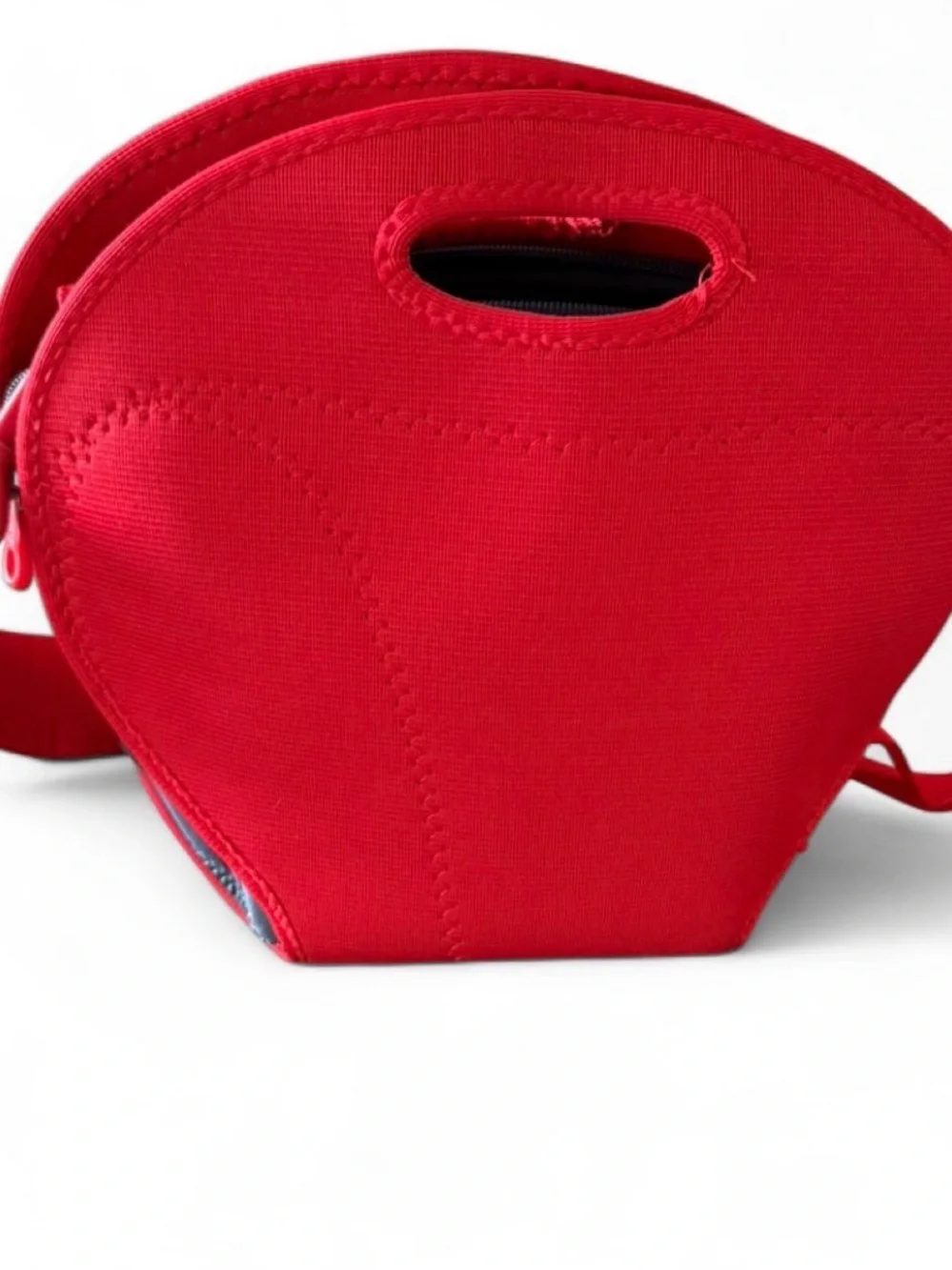 BUILT Cargo Red Crossbody Medium Neoprene Polyester Camera Bag